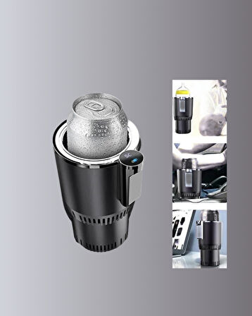 Araç İçi Isıtıcı Soğutucu Bardaklık 60°C Isıtma -4°C Soğutma