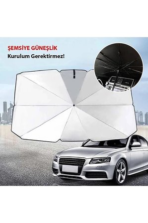Araba Ön Cam Güneşlik Katlanabilir Güneşlik Şemsiye Ön Cam Gölgelik Oto Güneşlik