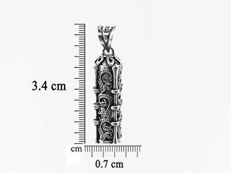 Cevşeni Kebir Dualı 925 Ayar Gümüş Kolye Ucu