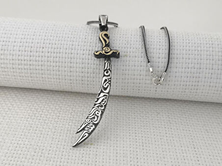 Zülfükar Kılıç 925 Ayar Gümüş Kolye