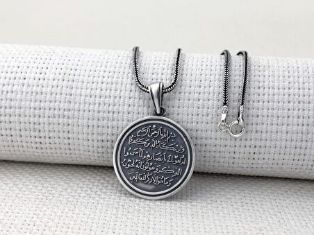 Nazar Duası 925 Ayar Gümüş Kolye