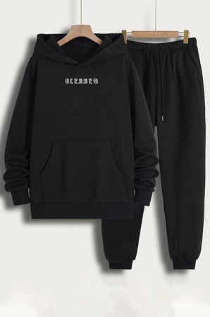 Unisex Blesseb Baskılı Eşofman Takımı