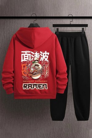 Unisex Ramen Baskılı Eşofman Takımı