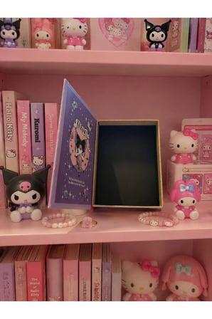 Kuromi Takı Kutusu Koleksiyonluk Dekoratif Takı Organizeri Kolye Küpe Yüzük Bileklik Saklama Kutusu Sanrio Severlere Hediye