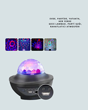 10 Renkli Kombinasyon + Breathing Light + 2 Saat Zamanlayıcılı Star Lamba