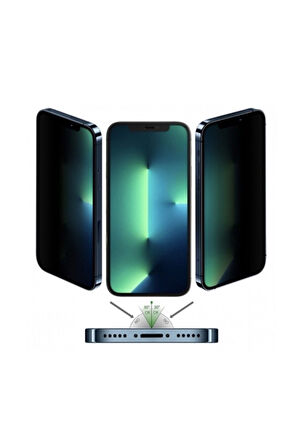 Iphone 13 Mini Uyumlu Mat Hayalet Ekran Gizli Privacy Tam Kırılmaz Cam Seramik Nano Ekran Koruyucu