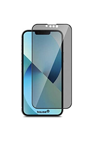 Iphone 13 Pro Max Mat Hayalet Ekran Gizli Privacy Tam Kaplayan Kırılmaz Cam Seramik Ekran Koruyucu