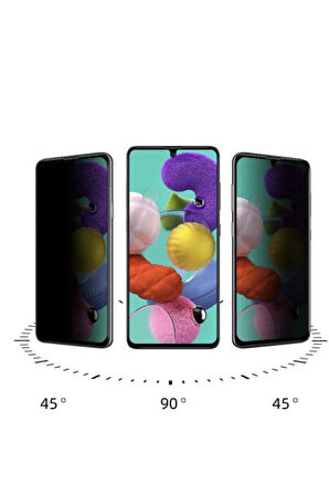 Samsung M31s Mat Hayalet Ekran Gizli Privacy Tam Kaplayan Kırılmaz Cam Seramik Nano Ekran Koruyucu