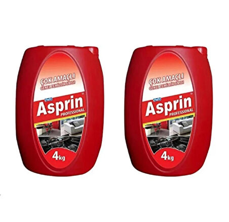 Asprin Professional Çok Amaçlı Temizlik Sıvısı 4 Kg 2 ADET