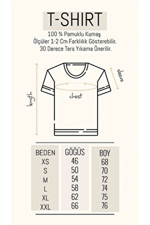 Saage Baskılı Unisex Oversize Vaalorant Tişört