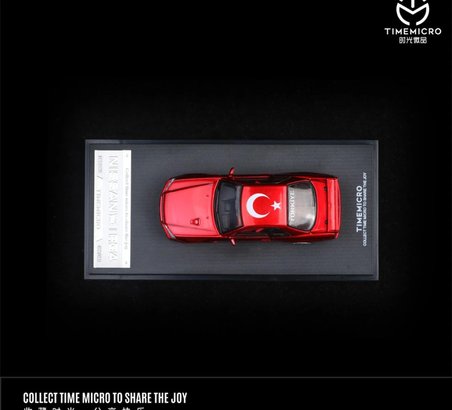 Time Micro Nissan Skyline GT-R R34 Z-Tune Türkiye Özel Limitli Seri 1:64 Diecast Model Araba