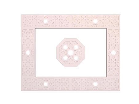 Motifpiyer Motifli Tavan Göbegi Led Spotlu Tmg -14-D-150Cmx200Cm