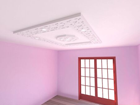 Motifpiyer Motifli Tavan Göbegi Led Spotlu Tmg -14-D-150Cmx200Cm