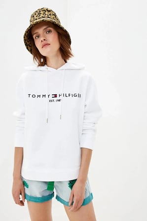 Tommy Hilfiger Bayan Kapşonlu Sweatshirt