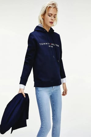 Tommy Hilfiger Bayan Kapşonlu Sweatshirt