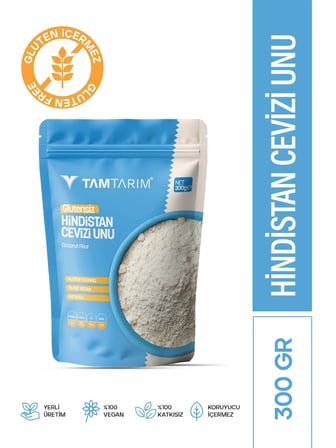 (Glutensiz) Hindistan Cevizi Unu 300 Gr