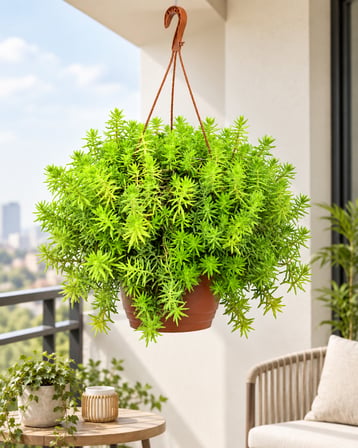 MAKROME SARI SEDUM - ASKILI BALKON BİTKİSİ