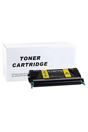 C746-c746a1yg Sarı Muadil Toner