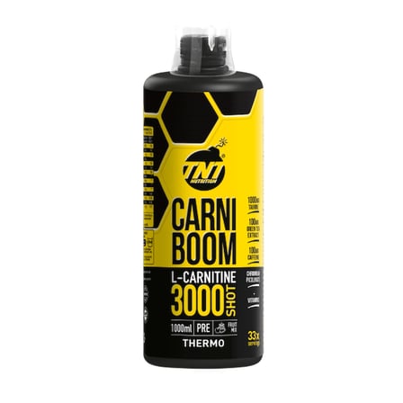 TNT Carniboom L-Carnitine 3000 Mg Termojenik Sıvı Yağ Yakıcı L-Karnitin 1000 Ml
