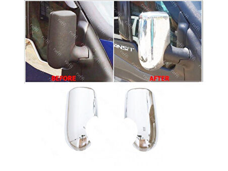 TRANSİT AYNA KAPAĞI 2 PRÇ. PASLANMAZ ÇELİK 1998 1999 2000 2001 2002 2003