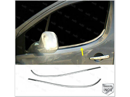 $$ SS DİZAYN $$ BERLİNGO CAM ÇİTASI KROM 2008+