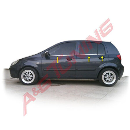 GETZ CAM ÇİTASI KROM 2002 2003 2004 2005 2006 2007 2008 2009