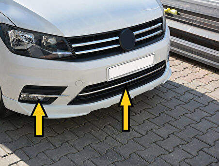 CADDY ÖN TAMPON ÇİTASI 3 PARÇA KROM 2015 2016 2017 2018 2019 2020