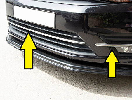 CADDY ÖN TAMPON ÇİTASI 3 PARÇA KROM 2015 2016 2017 2018 2019 2020