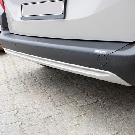 Citroen Berlingo Arka Tampon Eşiği Koruma 2019- Yılı ve Sonrası mat cappafe plastik B3 4 A.T.E.