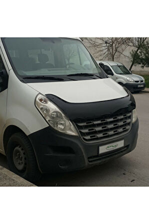 EUROCAP Renault Master Ön Kaput Koruma Rüzgarlığı 3mm Akrilik (abs) Parlak Siyah Deflektör 2010-2014 30650710 B7 12*