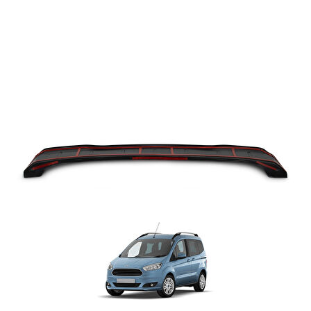 Ford Courier Arka Tampon Eşiği Koruma Parlak 2014- Yılı ve Sonrası A.T.E.  * B1 4 *