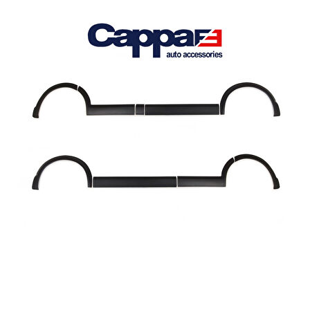 Volkswagen Transporter T5 Kısa Şasi / 2015- ve Üstü / Çamurluk ve Kapı Dodikleri Set / 11 Parça / Sağ Sürgü