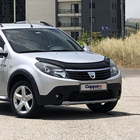 4mm 1.kalite Dacia Sandero 2009 2012 ARASI Ön Kaput Koruyucu Rüzgarlığı CAPPAFE 30210609 4 * B8 12 *
