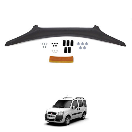 4mm 1.kalite Fiat Doblo 2006 2010 ARASI Ön Kaput Koruyucu Rüzgarlığı CAPPAFE 30290306 4 *B 4 12 *