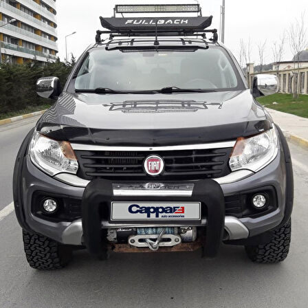4mm 1.kalite Fiat Fullback 2016 SONRASI Ön Kaput Koruyucu Rüzgarlığı CAPPAFE *B8 34*