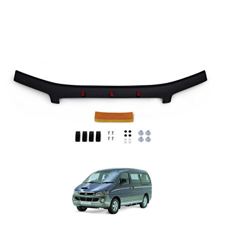 4mm 1.kalite HYUNDAI STAREX  2003 2008  ARASI ÖN KAPUT KORUYUCU RÜZGARLIĞI CAPPAFE 30360703 4 ** A2 7 **