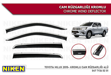 HILUX 2015 + KROMLU CAM RÜZGARLIĞI NİKEN