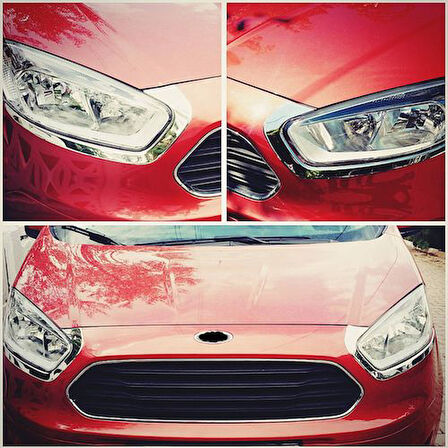 FORD COURİER FAR KAŞI KROM 2 PARÇA P.ÇLK 2014 2015 2016 2017 2018 2019 2020 2021