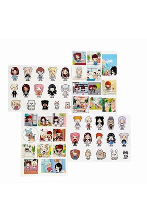 Toca Boca Sticker 4’lü