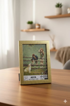 Dekoratif Tokyo 3'lü Set (10x15, 13x18, 15x21) Plastik Gold Fotoğraf Çerçevesi