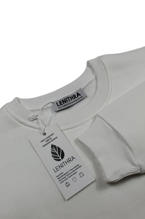 Lenithra Tokyo Revengers Mikey Anime Sırt Baskılı Unisex Oversize Sweatshirt Beyaz / M