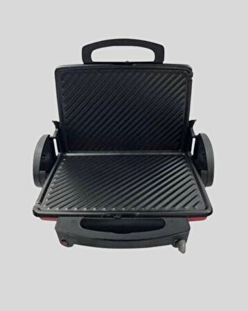 2000 Watt Tost Makinesi 6 Dilim Kapasiteli Döküm Plakalı Üç Kademeli Isı Ayarlı