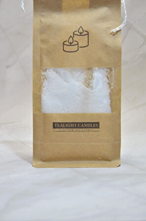 Toz Mum Kokulu İnci Tozu Mum 250 gr Toz Formda Dekoratif Mum Fitilli