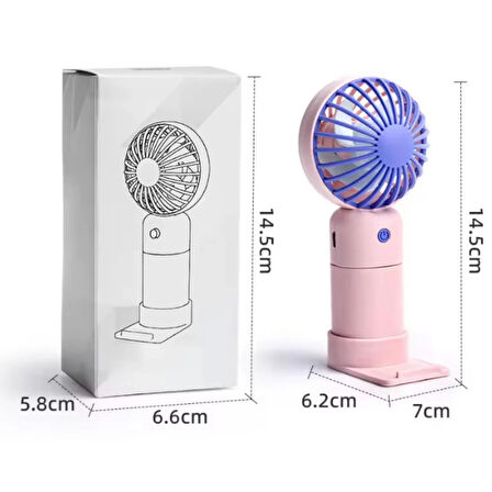 Mini El Fanı Şarjlı S173