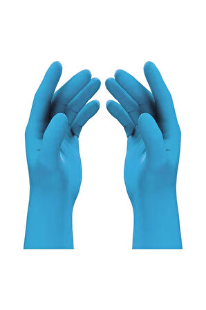 Tpe Mavi Eldiven 10 Paket - (Paket 100 Adet)