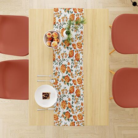 Adawall Orange Lotus Runner 140x45CM