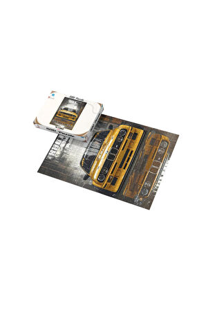 500 Parça Puzzle Sarı Spor Araba
