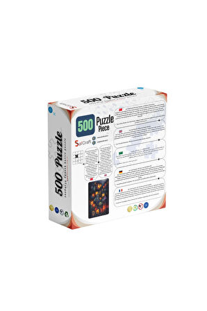 500 Parça Puzzle Renkli Evler