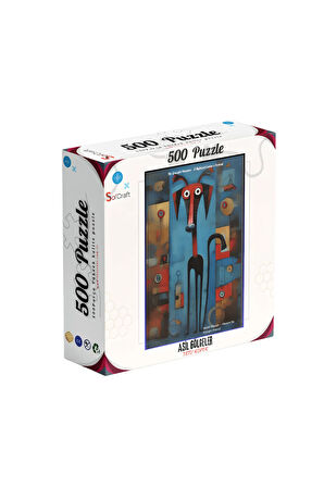 500 Parça Puzzle Asil Gölgeler Tatlı Köpek
