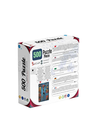 500 Parça Puzzle Asil Gölgeler Tatlı Köpek